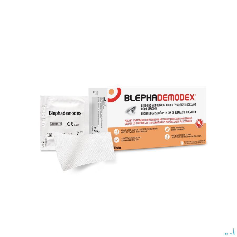 Blephademodex Compresse Nettoyante Yeux 30 