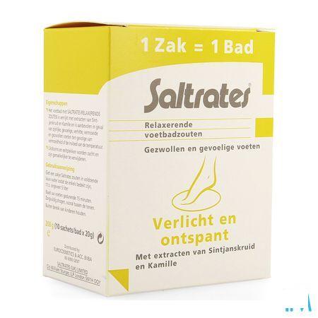 Saltrates Relaxerende Voetbadzouten 10X20 g