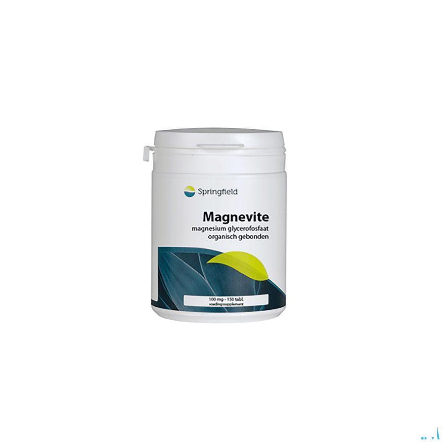 Magnevite Pot Tabletten 150  -  Springfield Nutraceuticals