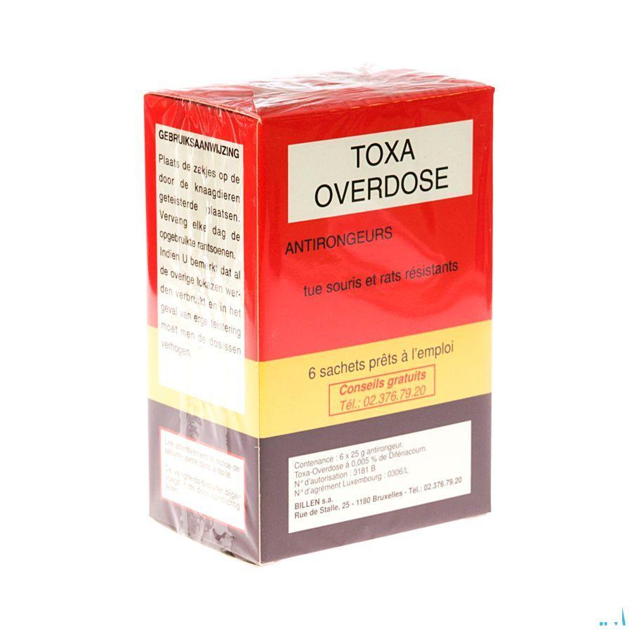 Toxa Overdose Souricide 6 X 25 gr
