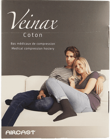 Veinax Kous Katoen Man 2 Lang Donkerblauw Maat 3