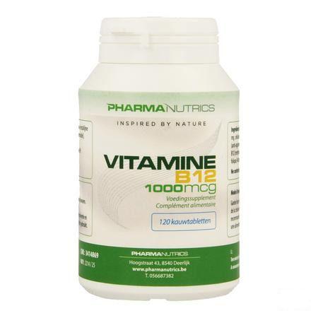 Vitamine B12 Pot Tabletten 120 Pharmanutrics  -  Pharmanutrics