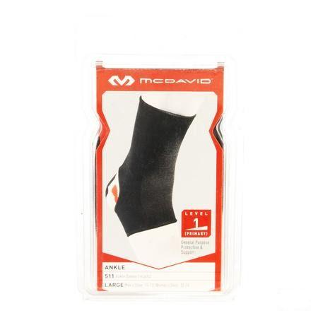 Mcdavid Ankle Brace Elastic Black L 511