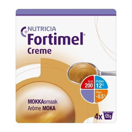 Fortimel Creme Moka 4x125 gr  -  Nutricia