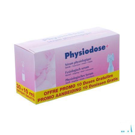 Physiodose Serum Fysio Ud Ster 30 + 10 X5 ml