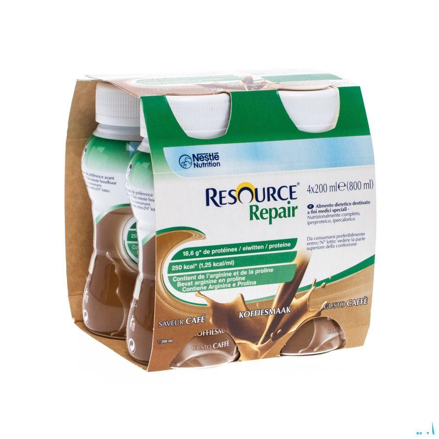 Resource Repair Koffie Fles 4x200 ml  -  Nestle