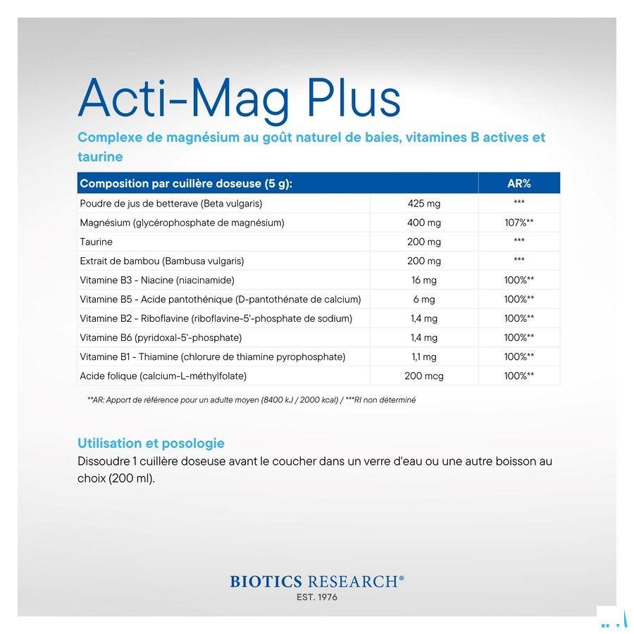 Acti-Mag Plus 200 g  -  Energetica Natura