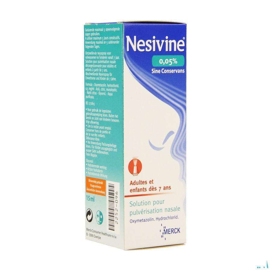 Nesivine 0,05% Sine Conserv Neusspray 15 ml