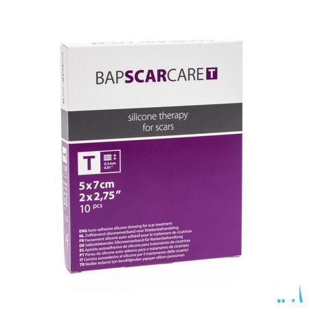 Bap Scar Care T Verband Dun Transp 5x 7cm 10 600507  -  Bap Medical