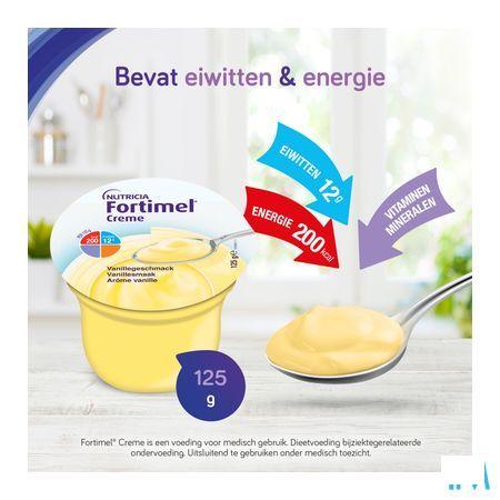 Fortimel Creme Vanille 4X125 g  -  Nutricia