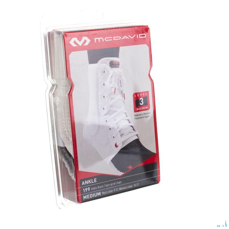 Mcdavid Lightweight Ankle Brace White M 199