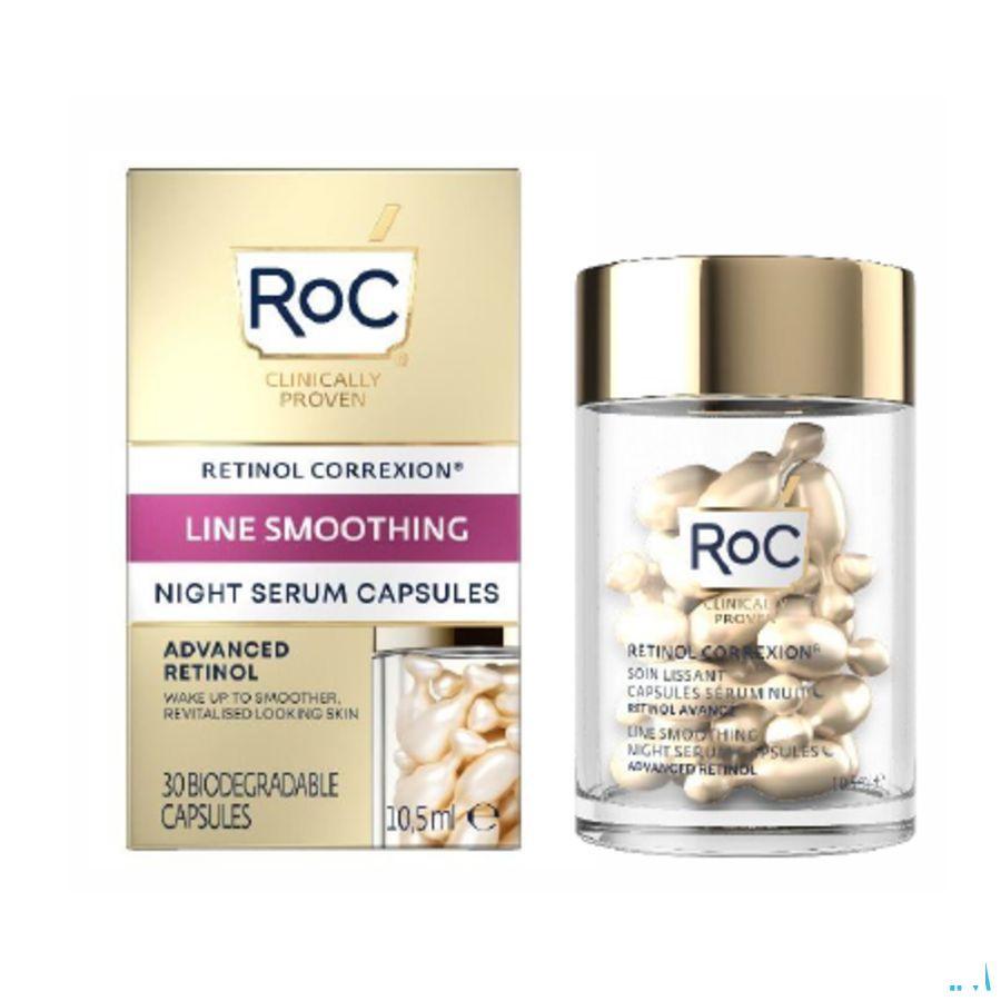 Roc Retinol Correx.Line Smooth.Night Serum Caps 30