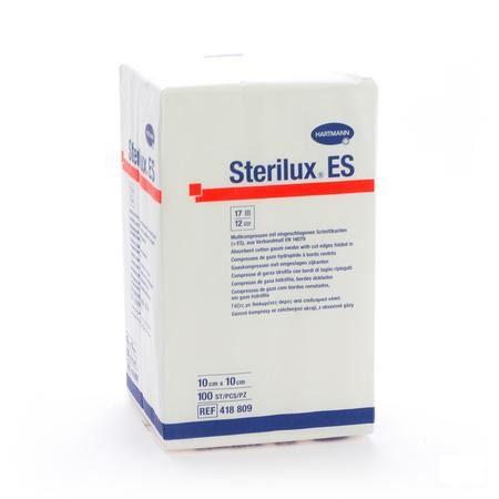 Sterilux Es 10x10cm 12pl.nst. 100 P/s  -  Hartmann