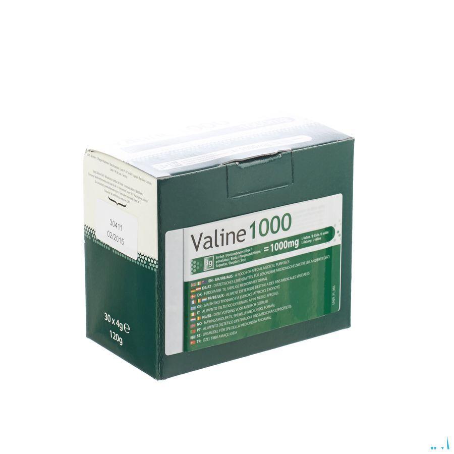 Valine 1000 Poeder Zakje 30x4g 
