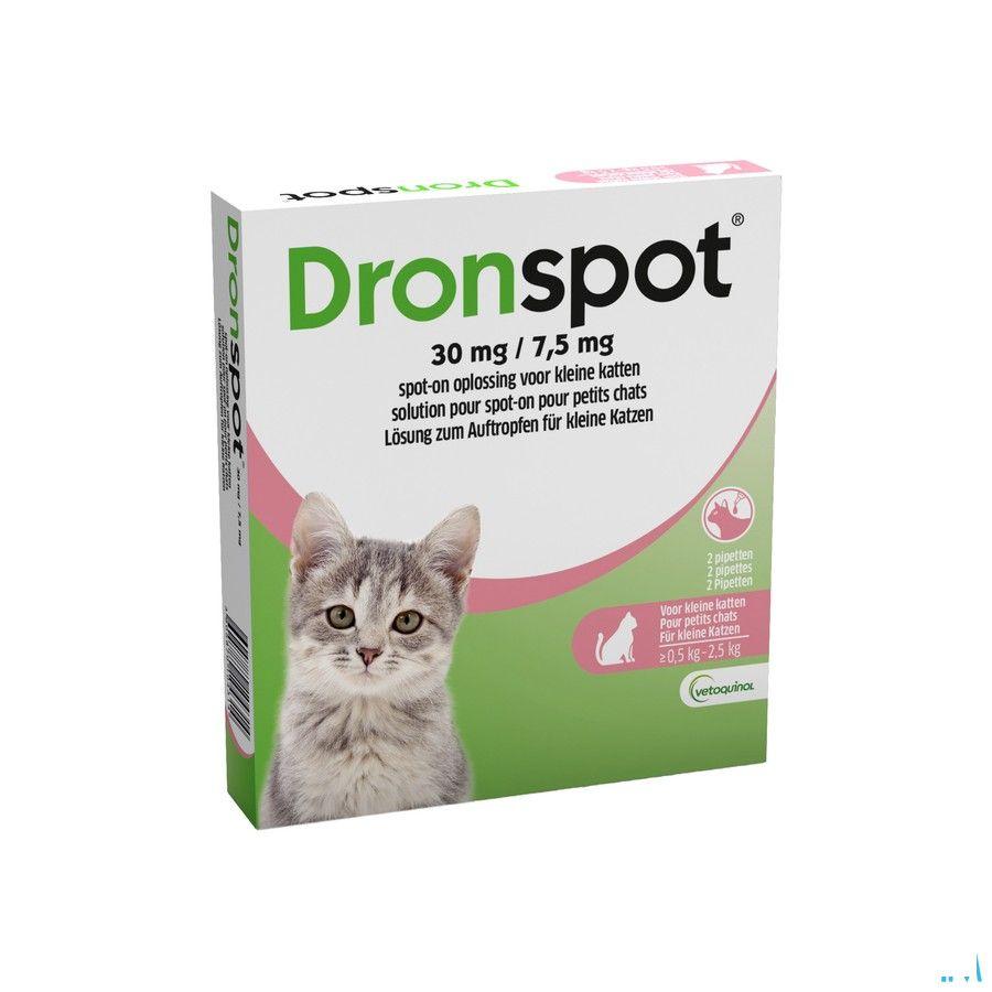Dronspot 30 mg/7,5 mg Spot-On Kat Kl.>0,5-2,5Kg Pip2
