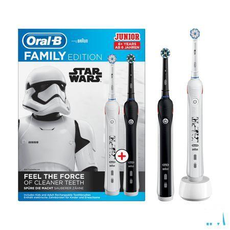 Oral-B Family Pro2 Black + Junior Star Wars