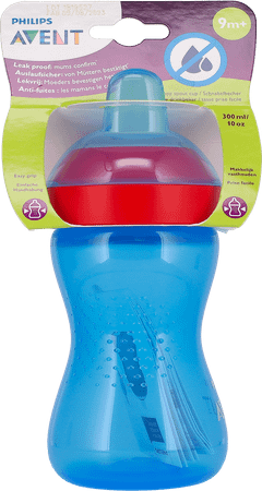 Philips Avent Drinkbeker Zachte Tuit 300  ml Blauw  -  Bomedys