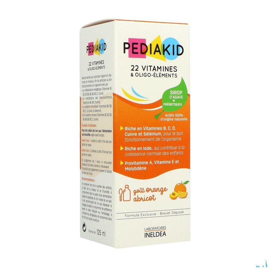 Pediakid 22 Vitamines Oligo Element. Solution  Flacon 125 ml