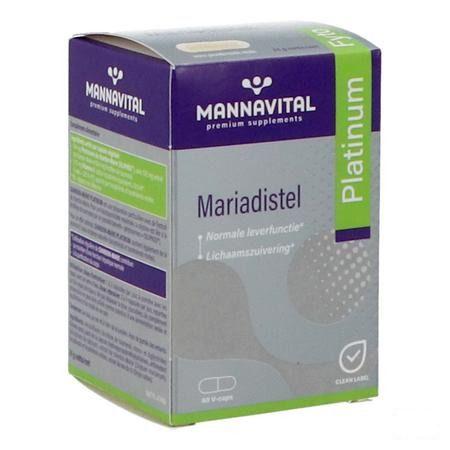 Mannavital Mariadistel Platinum V-Capsule 60