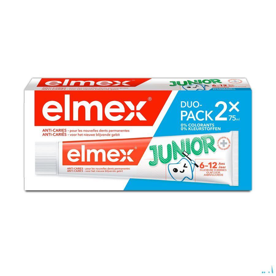 Dentifrice Elmex Junior Tube 2x75 ml