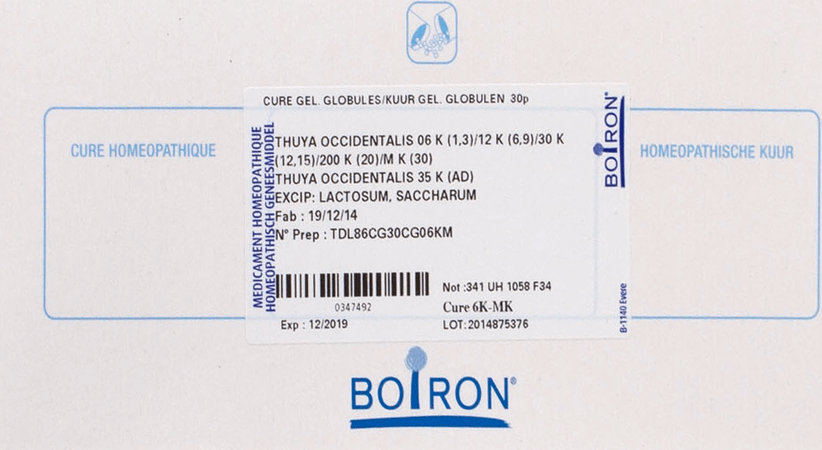Thuya Occidentalis Cure 6k-MK  -  Boiron