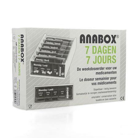 Anabox Pilbox 7 Dagen Kind Multicolor Nl/Fr