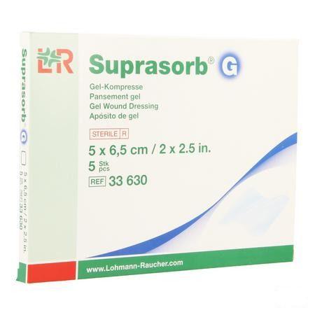 Suprasorb G Compresse 5x6,5cm 5 33630  -  Lohmann & Rauscher