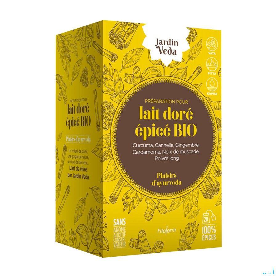Jardin Veda Pittig Gouden Melk Bio Zak 20 Fitoform  -  Bioholistic Diffusion