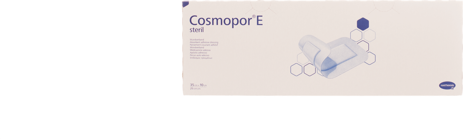 Cosmopor E Latexfree 35x10cm 25 P/s  -  Hartmann