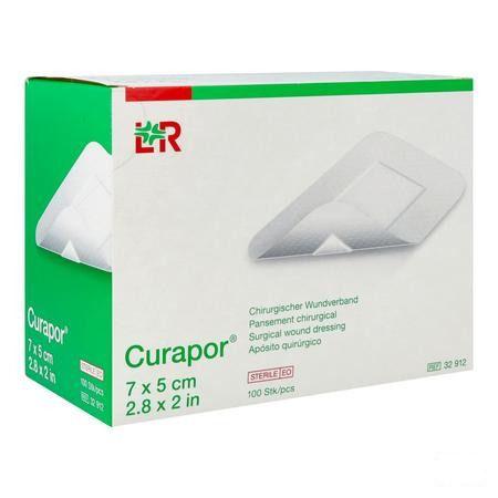 Curapor Pansement Chirurg. Steril 7Cmx 5Cm 100 32912  -  Lohmann & Rauscher