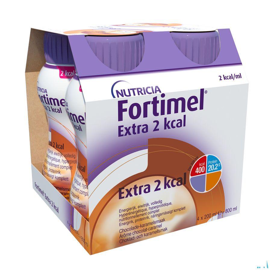 Fortimel Extra 2Kcal Chocolat Caramel 4X200 ml  -  Nutricia