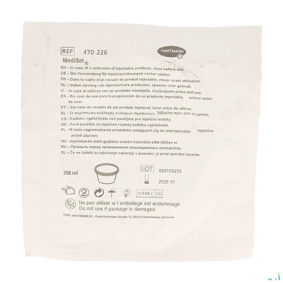Transparante Gegradueerde Potje 250  ml 470226  -  Hartmann