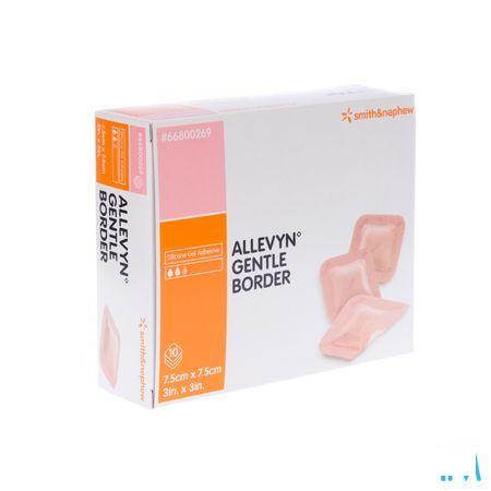 Allevyn Gentle Border Ster 7,5x 7,5cm 10 66800269  -  Smith Nephew