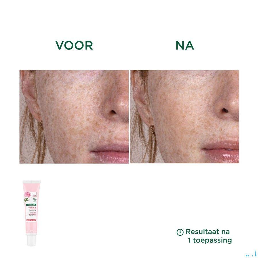 Klorane Visage Cr Riche Pivoine Bio 40 ml