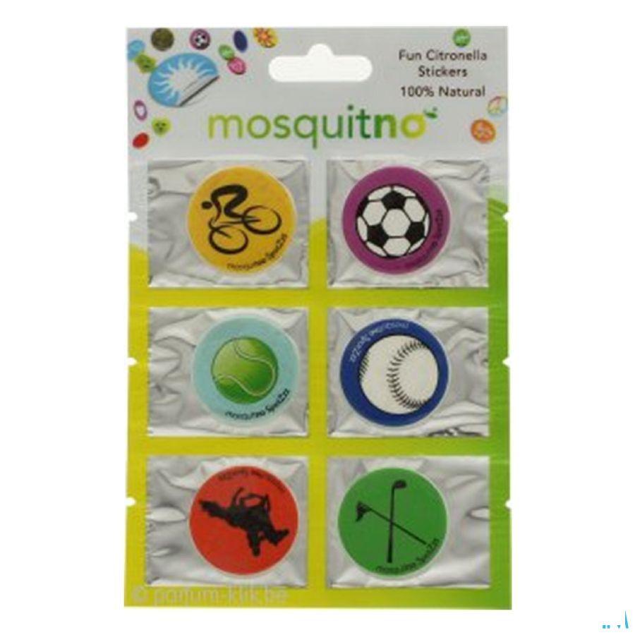 Mosquitno Spotz 6 Citronella Stickers  -  Eureka Pharma
