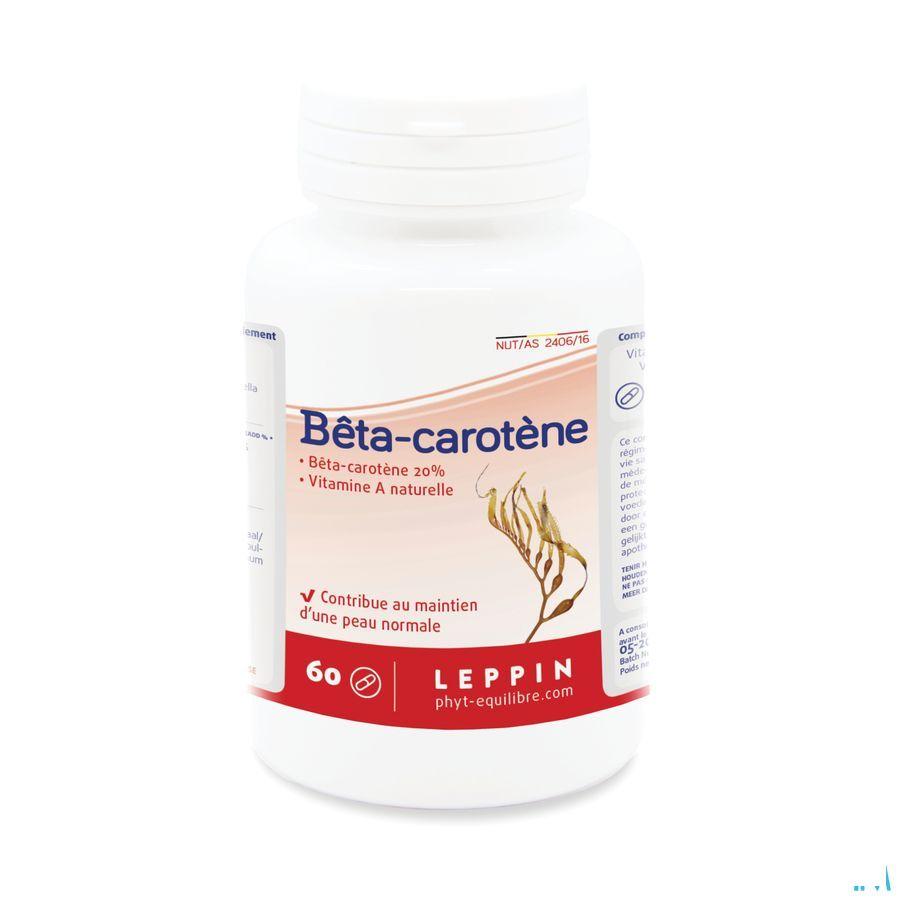 Leppin Beta Caroteen Natuurlijk 6 mg Tabletten 60  -  Lepivits