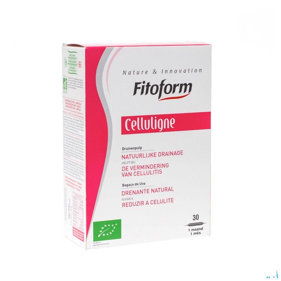 Celluligne Bio Ampullen 30x10 ml Fitoform  -  Bioholistic Diffusion