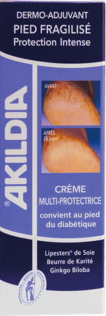 Akileine Akildia Creme Pieds Diabetisch 75 ml 103501  -  Asepta