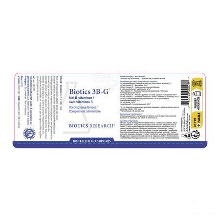 Biotics 3B-G 180 comprimés  -  Energetica Natura