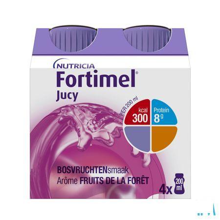 Fortimel Jucy Bosvruchtensmaak 4X200  ml 155620  -  Nutricia