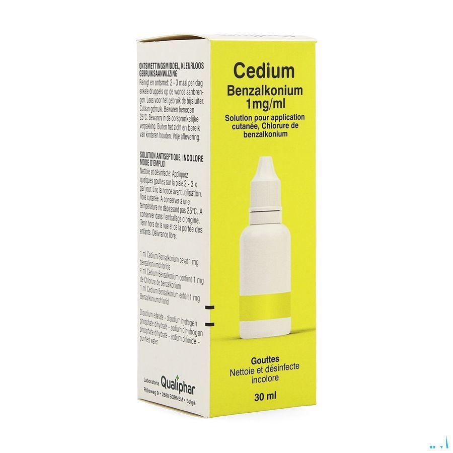 Cedium Benzalkonium Solution 30 ml