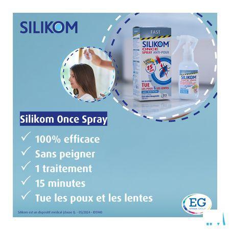Silikom Once Spray Gel Anti pouce 100 ml  -  EG
