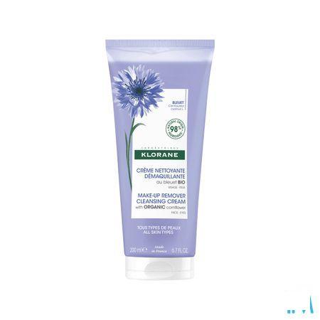 Klorane Visage Creme Nett Demaq Bleuet Bio 200 ml