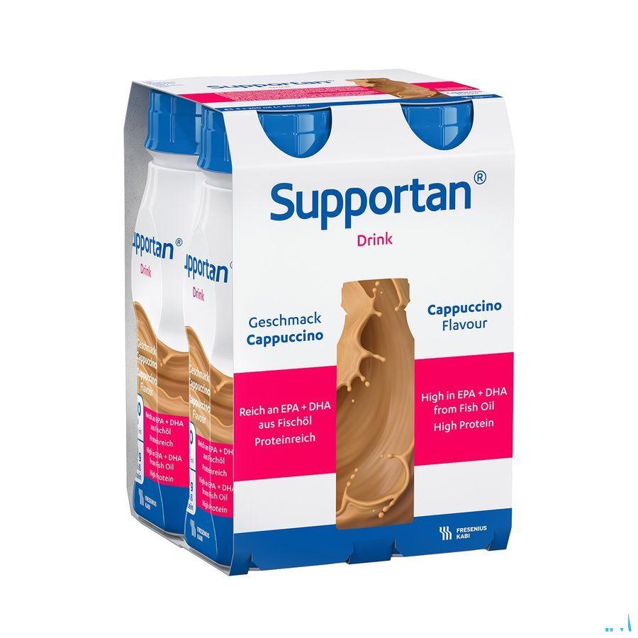 Supportan Cappuccino Flacon 4x200 ml 7018601  -  Fresenius