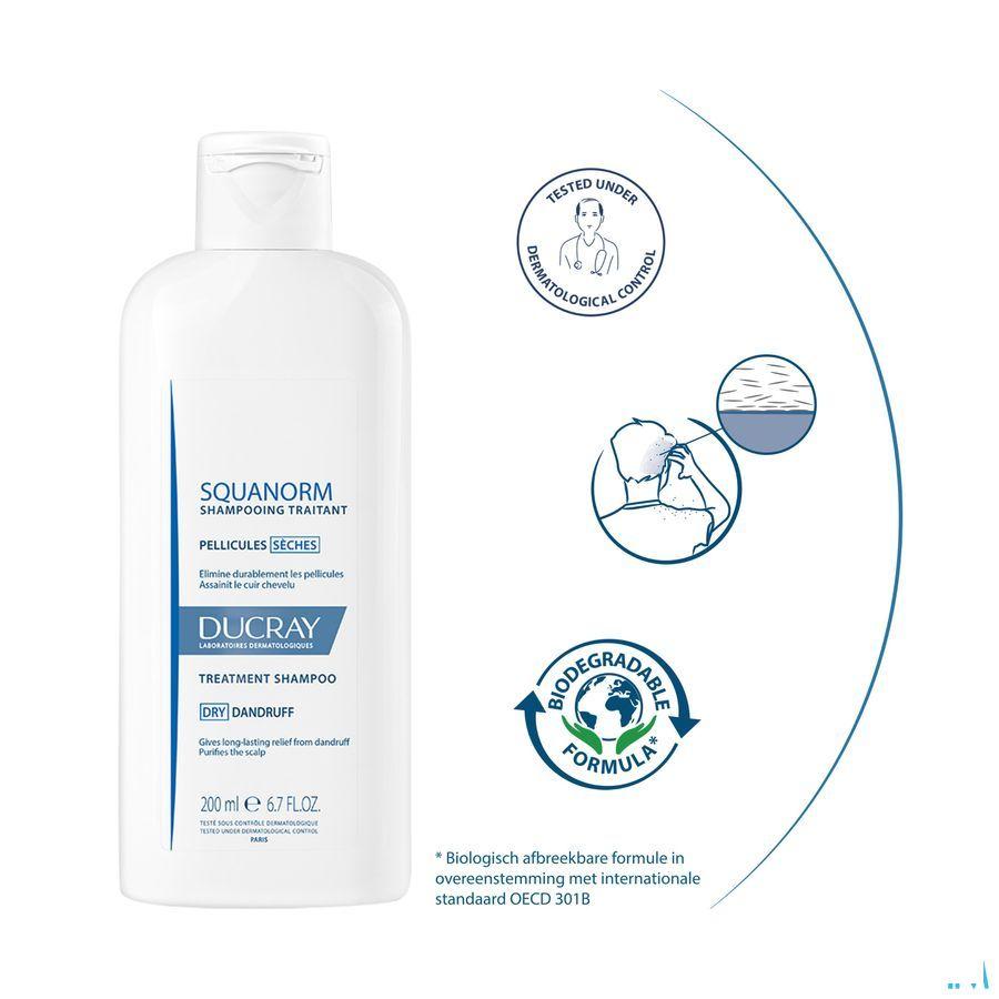 Ducray Squanorm Shampoo Droge Schilfers 200  ml Nf