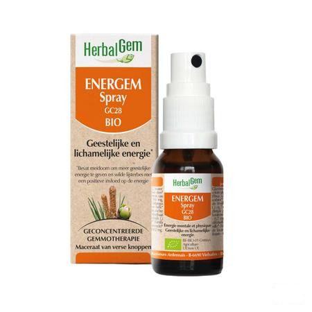 Herbalgem Energem Spray Gc28 Bio Compl. Energ.10 ml  -  Herbalgem