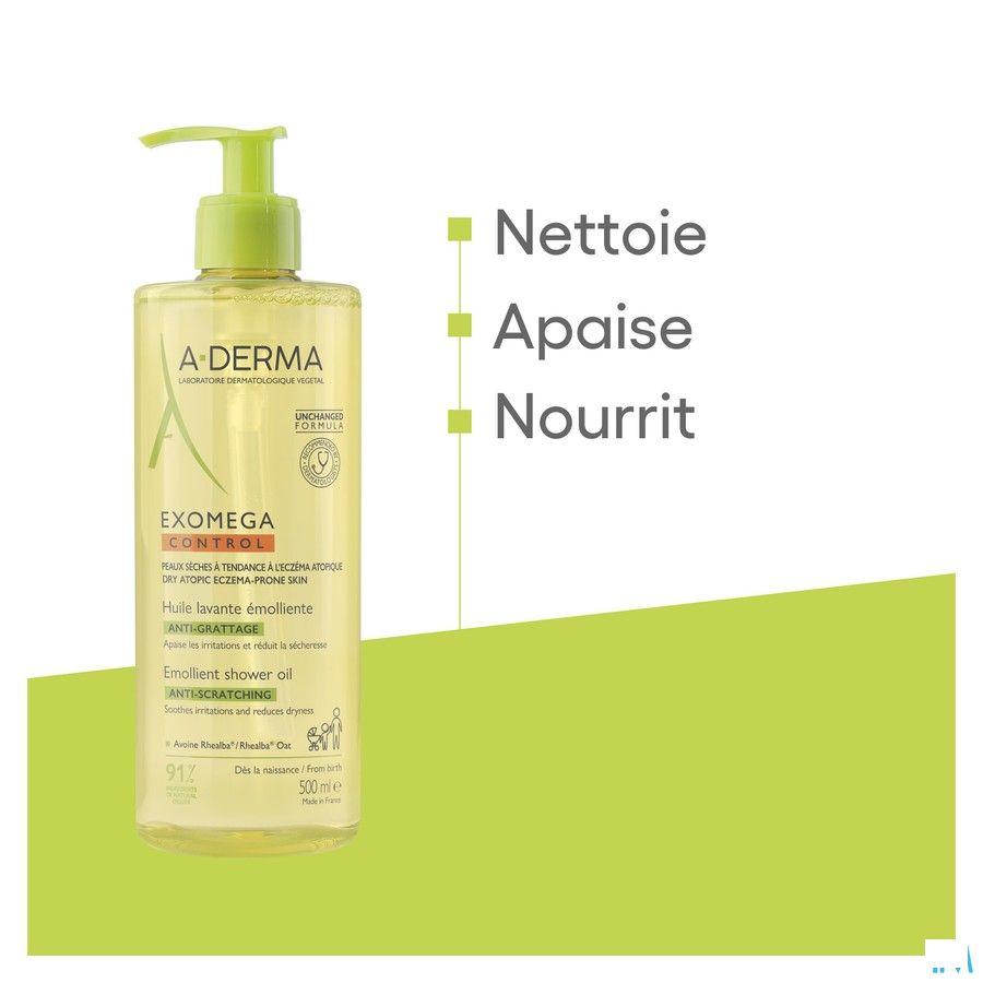 Aderma Exomega Control Emolierende Wasolie 500 ml