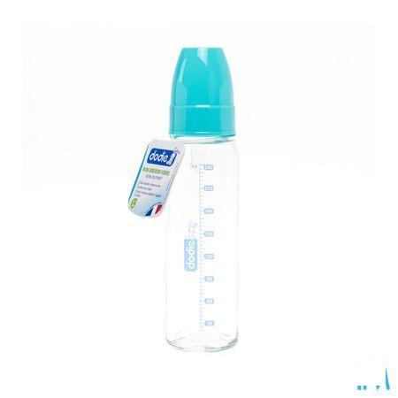 Dodie Zuigfles Glas Bleu Lagoon 1ste Lft 240 ml