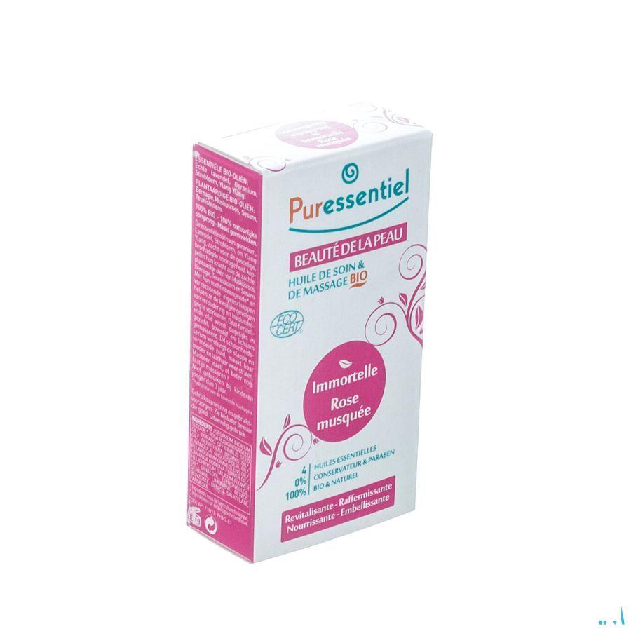 Puressentiel Massage Hle Rose Musq-bois Bio 100 ml  -  Puressentiel