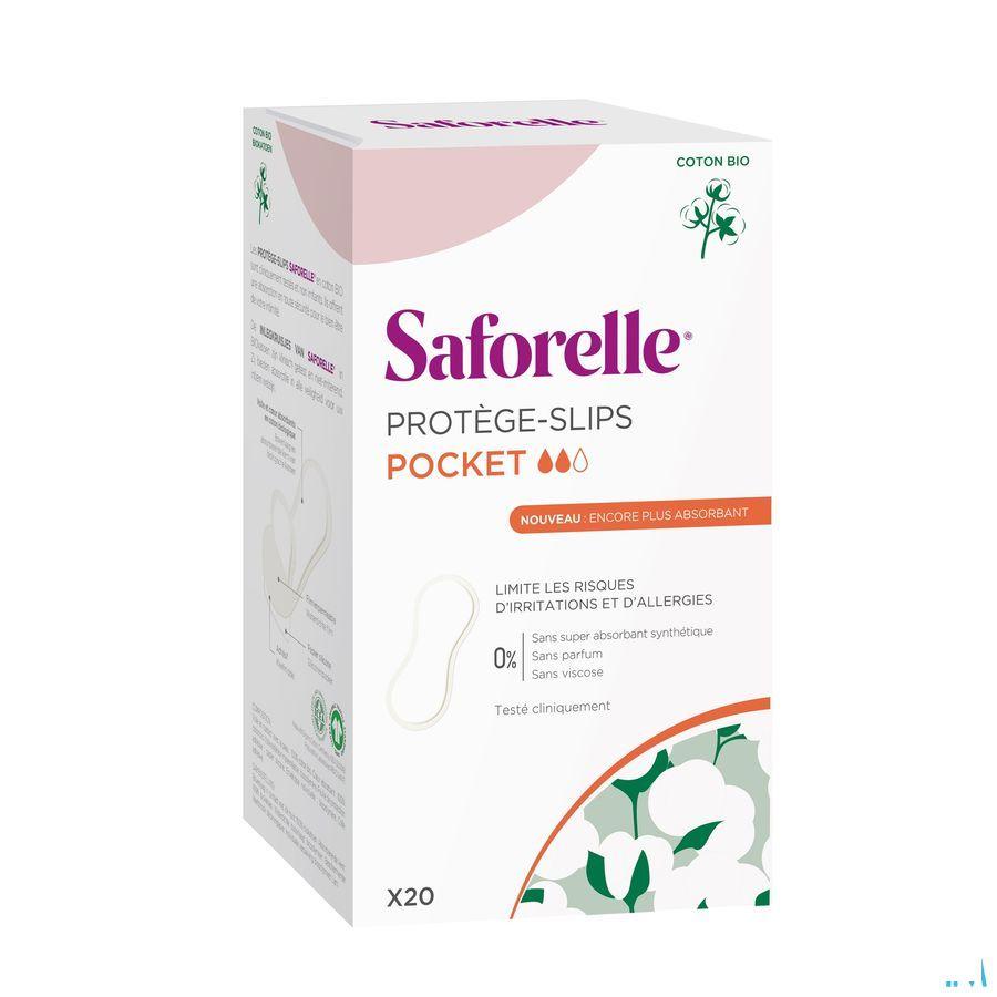 Saforelle Coton Protect Inlegkruisjes Pocket 20